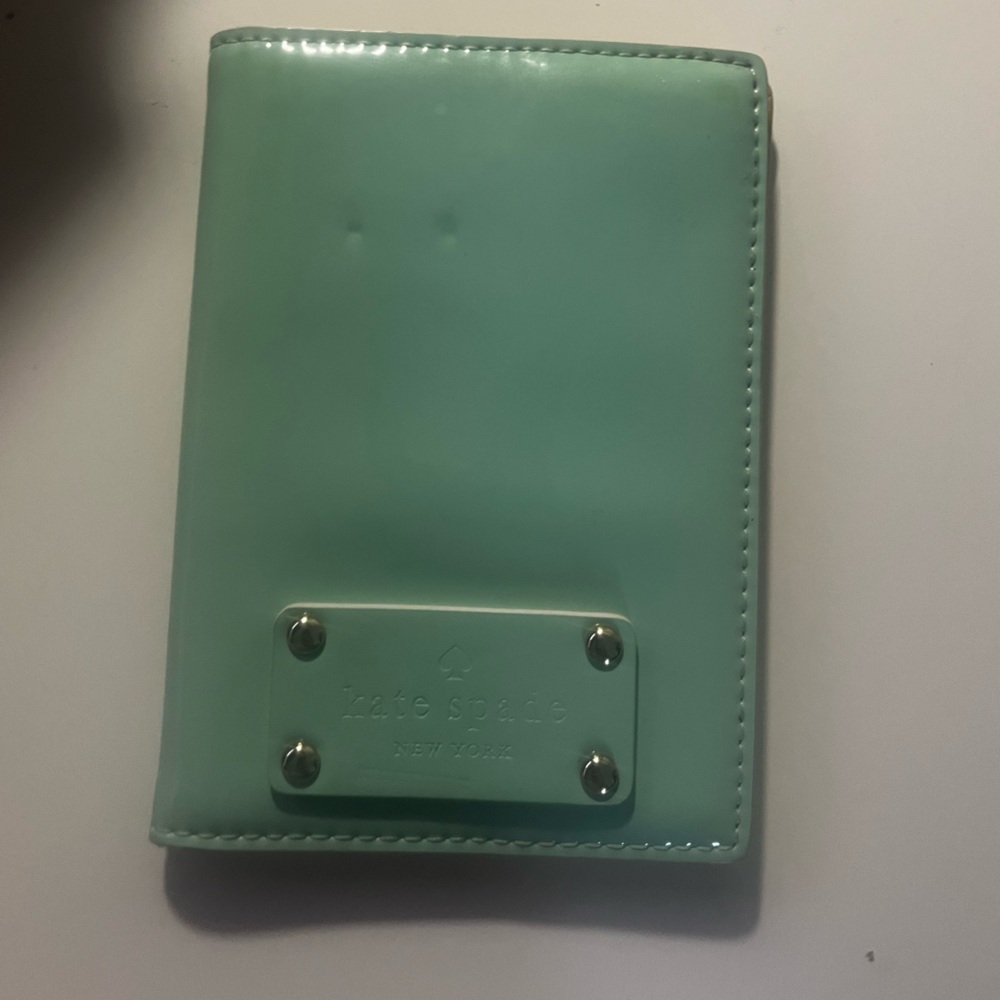 Kate Spade Mint Green passport Wallet
